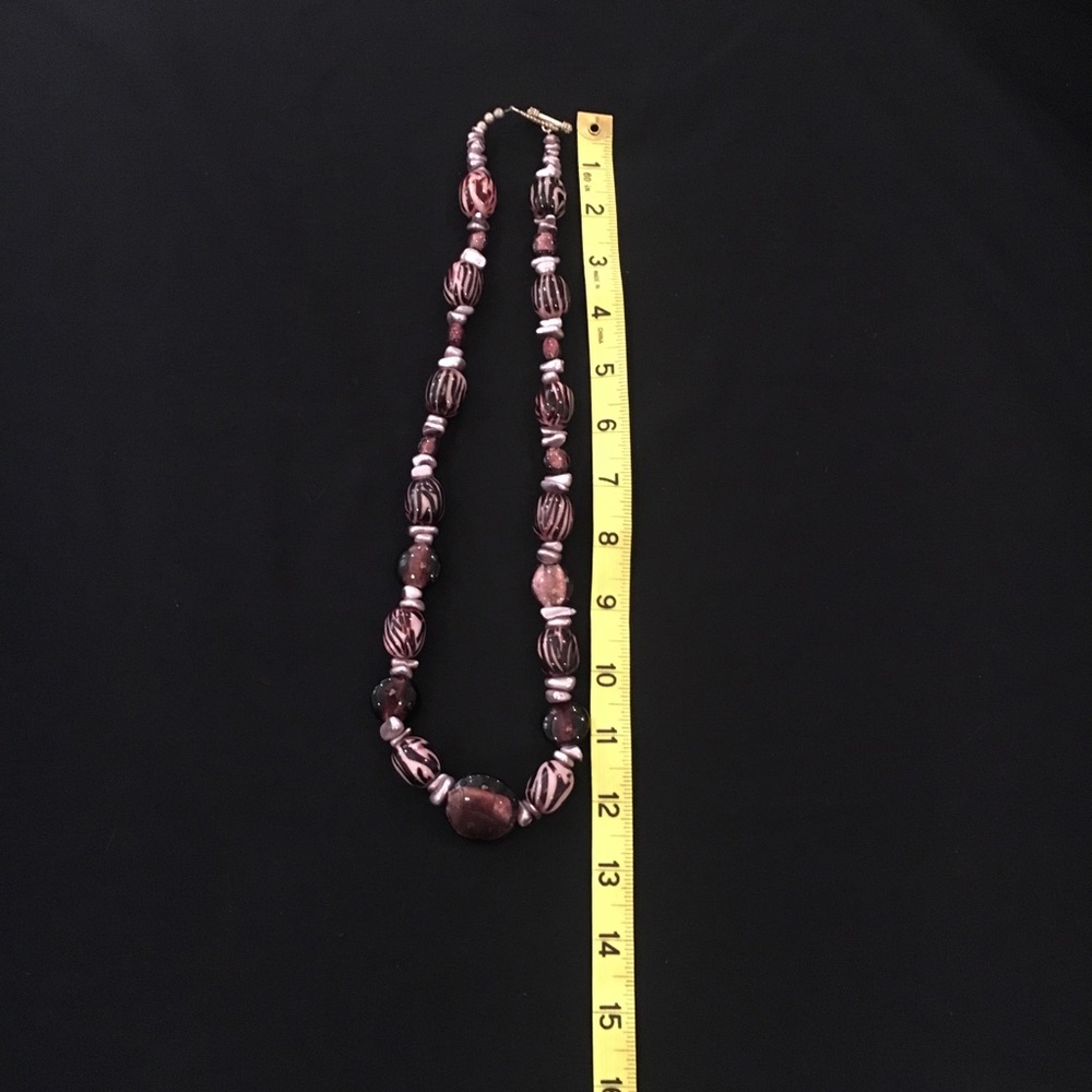Purple Quartz Necklace Toogle 12” - Picture 5 of 6